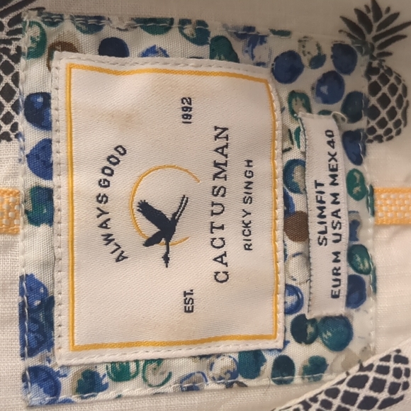 CACTUSMAN "Pineapple" Button Down - Picture 3 of 4